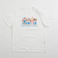 Pop Trading Company x Fiep Pop T-Shirt in White thumbnail