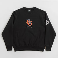 Pop Trading Company x FTC Crewneck Sweatshirt - Black thumbnail
