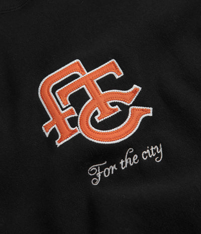 Pop Trading Company x FTC Crewneck Sweatshirt - Black