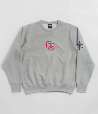 Logo mit Crewneck - IiscmShops FTC Sweatshirt in Military-Muster | Pop - x mit T-Shirt Grey Trading Heather Schwarz Company Puma
