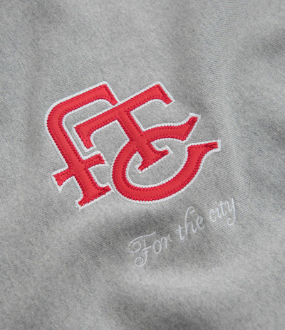 Pop Trading Company x FTC Crewneck Sweatshirt - Heather Grey