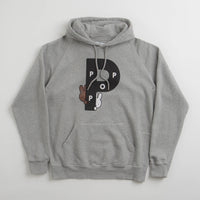 Pop Trading Company x Miffy Big P Hoodie - Light Grey Heather thumbnail