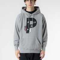 Pop Trading Company x Miffy Big P Hoodie - Light Grey Heather thumbnail