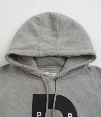 Pop Trading Company x Miffy Big P Hoodie - Light Grey Heather