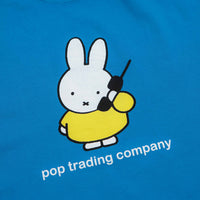 Pop Trading Company x Miffy Calling T-Shirt - Blue thumbnail