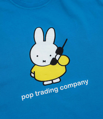 Pop Trading Company x Miffy Calling T-Shirt - Blue