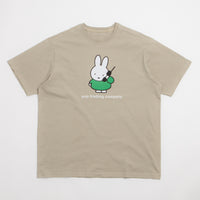 Pop Trading Company x Miffy Calling T-Shirt - Grey thumbnail