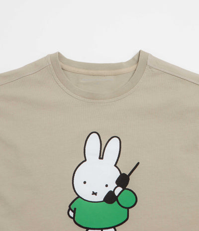 Pop Trading Company x Miffy Calling T-Shirt - Grey