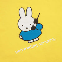 Pop Trading Company x Miffy Calling T-Shirt - Yellow thumbnail