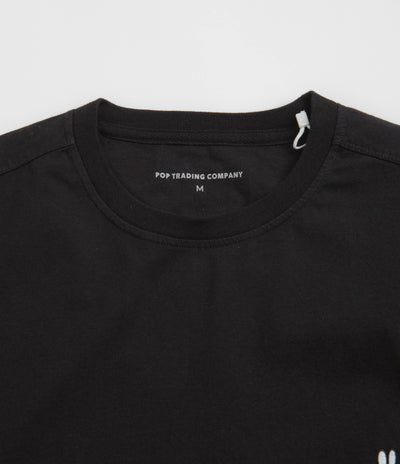 Pop Trading Company x Miffy Embroidered T-Shirt - Black