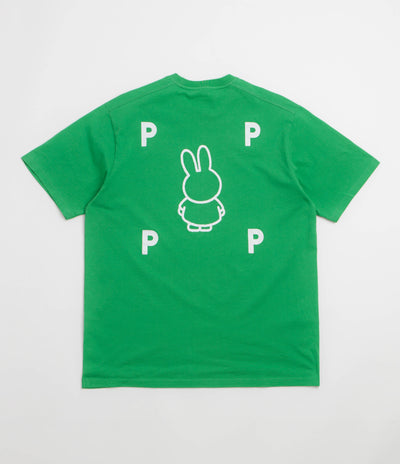 Pop Trading Company x Miffy FS BS Logo T-Shirt - Green