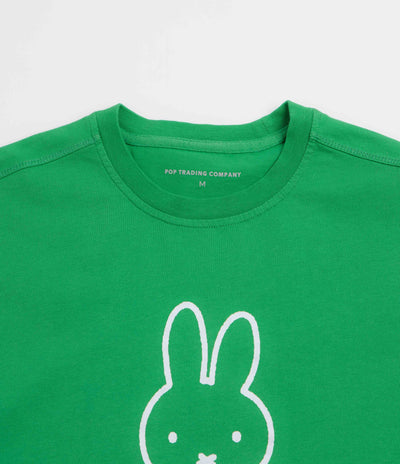 Pop Trading Company x Miffy FS BS Logo T-Shirt - Green
