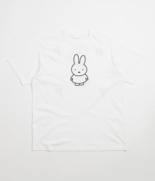Pop Trading Company x Miffy FS BS Logo T-Shirt - White