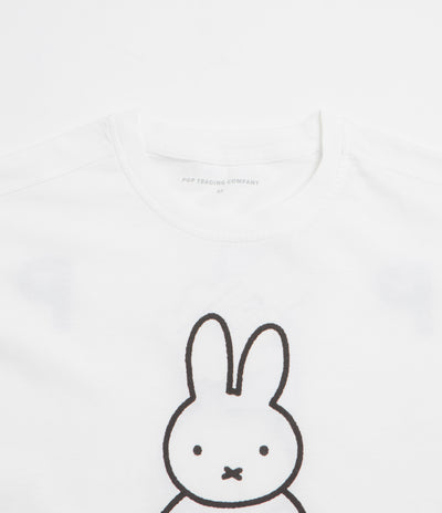 Pop Trading Company x Miffy FS BS Logo T-Shirt - White