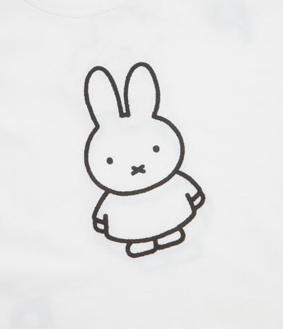 Pop Trading Company x Miffy FS BS Logo T-Shirt - White