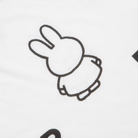 Pop Trading Company x Miffy FS BS Logo T-Shirt - White thumbnail