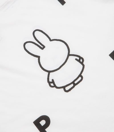 Pop Trading Company x Miffy FS BS Logo T-Shirt - White