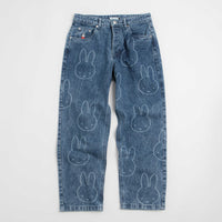 Pop Trading Company x Miffy Pattern DRS Denim Pants - Stonewashed thumbnail