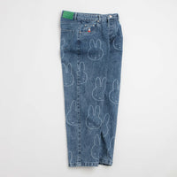 Pop Trading Company x Miffy Pattern DRS Denim Pants - Stonewashed thumbnail