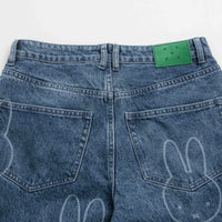 Pop Trading Company x Miffy Pattern DRS Denim Pants - Stonewashed thumbnail