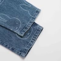 Pop Trading Company x Miffy Pattern DRS Denim Pants - Stonewashed thumbnail