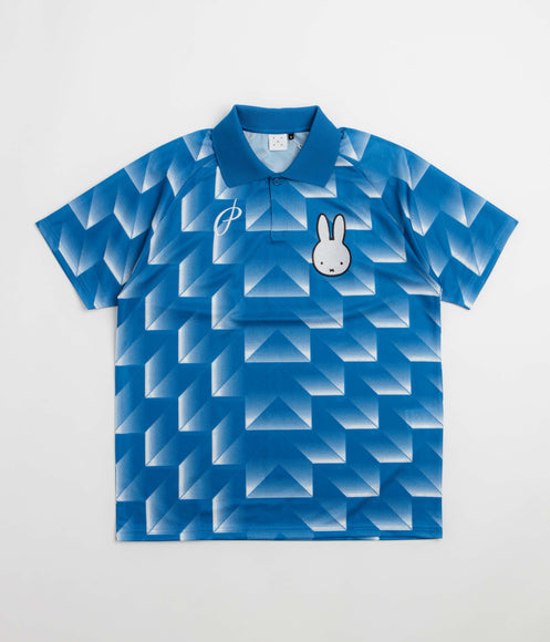 Pop Trading Company x Miffy Sportif Football T-Shirt - Blue