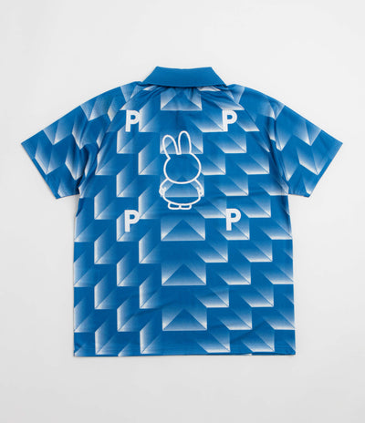 Pop Trading Company x Miffy Sportif Football T-Shirt - Blue