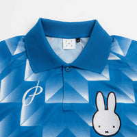 Pop Trading Company x Miffy Sportif Football T-Shirt - Blue thumbnail