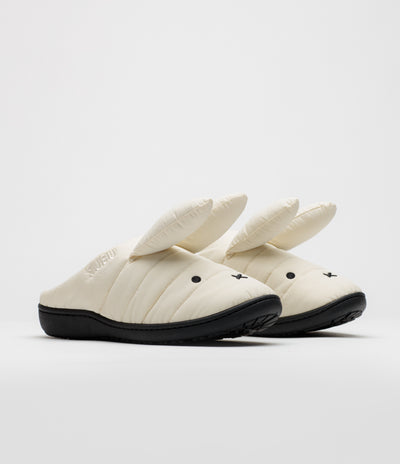 Pop Trading Company x Miffy x Subu Sandals - White / Black