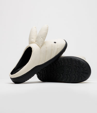 Pop Trading Company x Miffy x Subu Sandals - White / Black