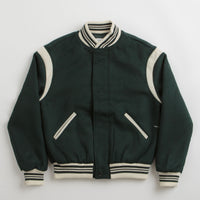 Pop Trading Company x Parra Varsity Jacket - Pine Green thumbnail