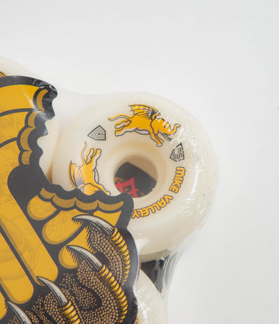 Powell Peralta Mike Vallely Dragon Formula V6 95A Wheels - Yellow - 56mm