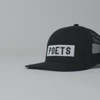 Poets Lincoln Cap - Black thumbnail