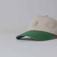 Polar Stroke Logo Sami Cap in Ecru and Green thumbnail