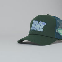 Dime Cosmic Trucker Cap in Green thumbnail