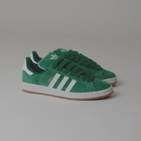 Adidas Campus ADV Shoes in Collegiate Green and FTWR White / Gold Metallic thumbnail