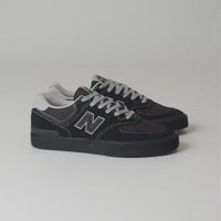 New Balance Numeric 574 Shoes - Black thumbnail
