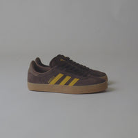 Adidas Gazelle ADV Shoes - Dark Brown / Preloved Yellow / Earth Strata thumbnail