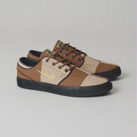 Nike SB Janoski OG+ Premium  Shoes - Light British Tan / Saturn Gold - Hemp - Black thumbnail