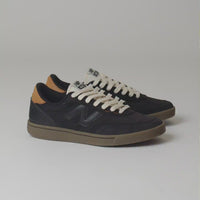 New Balance Numeric 440 Shoes in Black and Gum / Orange thumbnail