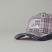 Civilist Checks Low Pro Cap in Pink and Blue thumbnail