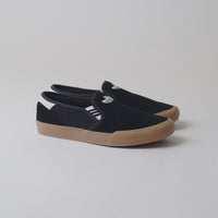 Adidas Shmoofoil Slip Shoes in Core Black and FTWR White / Gum4 thumbnail