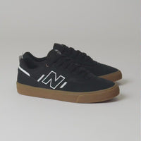 New Balance Numeric 306 Jamie Foy Shoes in Black and Gum / White thumbnail