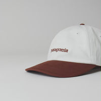 Patagonia Fitz Roy Icon Trad Cap in Text Logo: Dried Vanilla thumbnail
