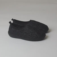 Subu Outline Packable Sandals in Black thumbnail