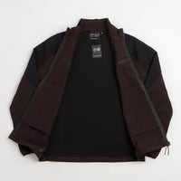 Purple Mountain Observatory Advanced Softshell Track Jacket - Black / Brown thumbnail