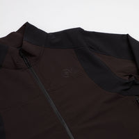 Purple Mountain Observatory Advanced Softshell Track Jacket - Black / Brown thumbnail