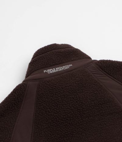 Purple Mountain Observatory Auriga Bonded Fleece - Brown