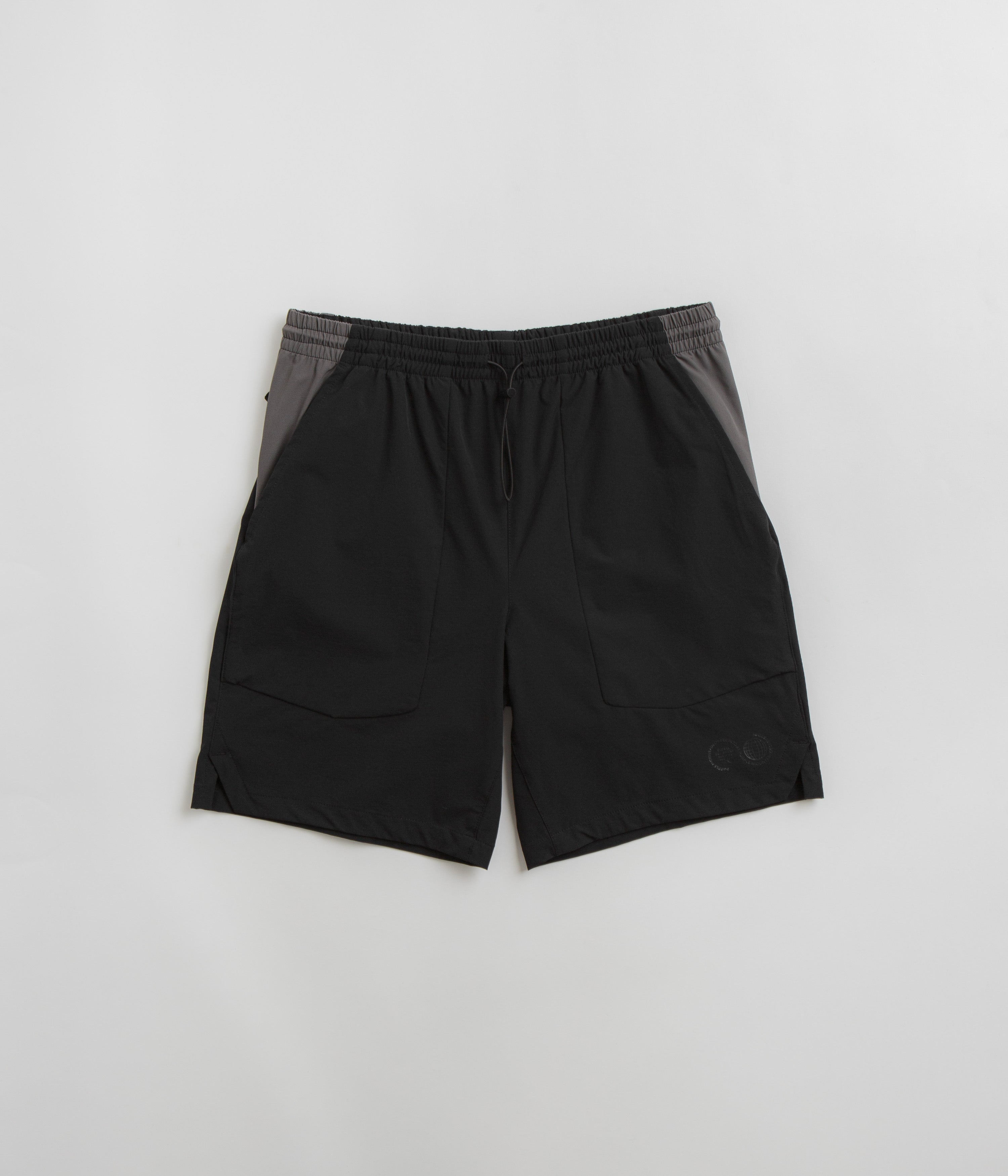 Purple Mountain Observatory Blocked Climbing Shorts in Black