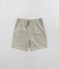Purple Mountain Observatory Blocked Climbing Shorts in Grey Teal